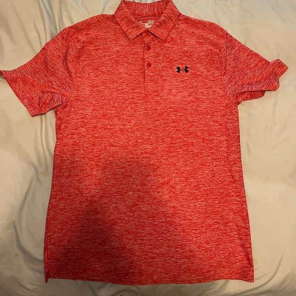 Under Armour Other - Salmon Salt and Pepper Men’s Golf Shirt